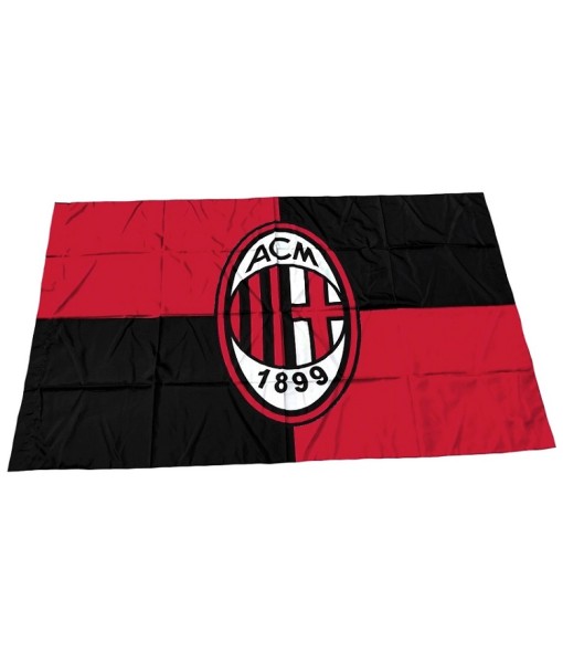 BANDIERA MILAN UFFICIALE GRANDE cm. 97 x 143 STEMMA ROSSONERA BANDIERA MILAN UFFICIALE GRANDE cm. 97 x 143 STEMMA ROSSONERA