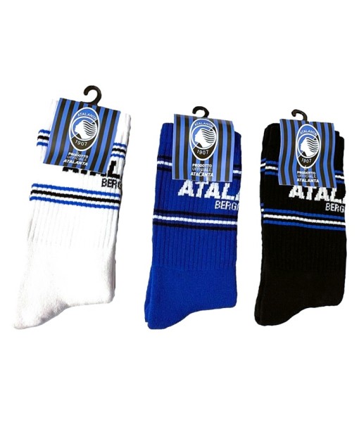 SET 3 PAIA CALZE CORTE COTONE ATALANTA UFFICIALE BAMBINO