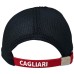 CAPPELLO CAGLIARI UFFICIALE in COTONE BLU RETINATO