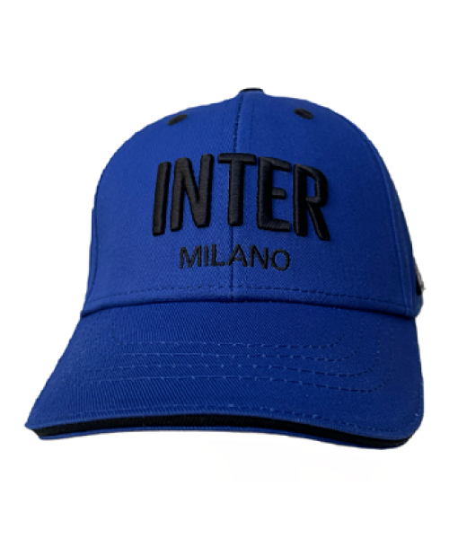 Inter cap Cappellino da Baseball, Blu-Logo Ricamato, Taglia Unica
