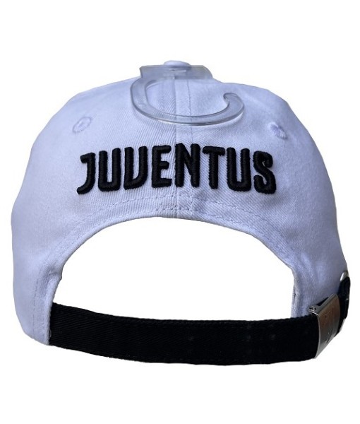 Juventus Cappello Baseball Adulto Bianco con Logo in Pelle e Ricamo,  Prodotto Ufficiale 133192 Juve : : Moda