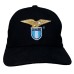 CAPPELLO LAZIO UFFICIALE NERO RICAMATO