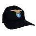 CAPPELLO LAZIO UFFICIALE NERO RICAMATO