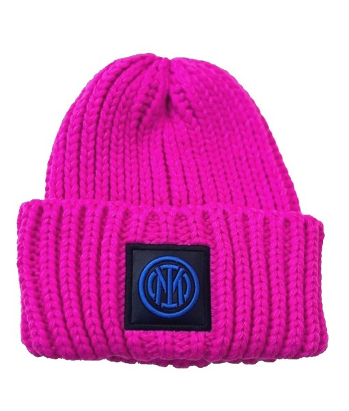 BERRETTO INTER UFFICIALE DONNA FUCSIA | CAPPELLO INVERNALE INTER ORIGINALE CASTELLANO FUXIA