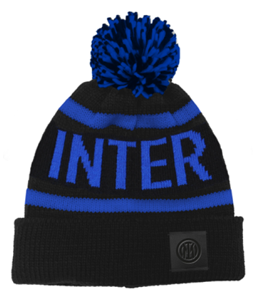 BERRETTO INTER UFFICIALE PON PON | CAPPELLO INVERNALE INTER ORIGINALE CASTELLANO IN105