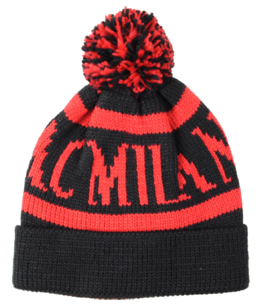 BERRETTO MILAN UFFICIALE PON PON | CAPPELLO INVERNALE MILAN ORIGINALE CASTELLANO MI105