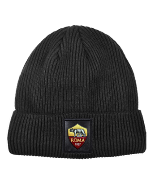 BERRETTO ROMA UFFICIALE NERO| CAPPELLO INVERNALE ROMA ORIGINALE CASTELLANO