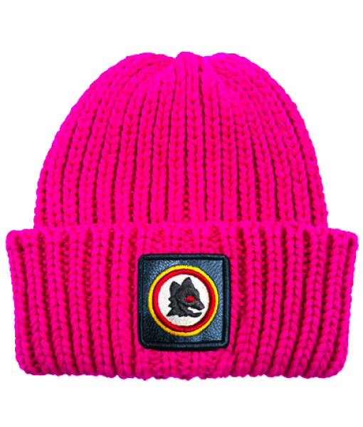 BERRETTO ROMA UFFICIALE DONNA FUCSIA | CAPPELLO INVERNALE ROMA ORIGINALE CASTELLANO FUXIA