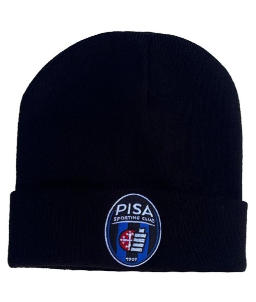 BERRETTO PISA UFFICIALE NERO| CAPPELLO INVERNALE PISA RICAMATO