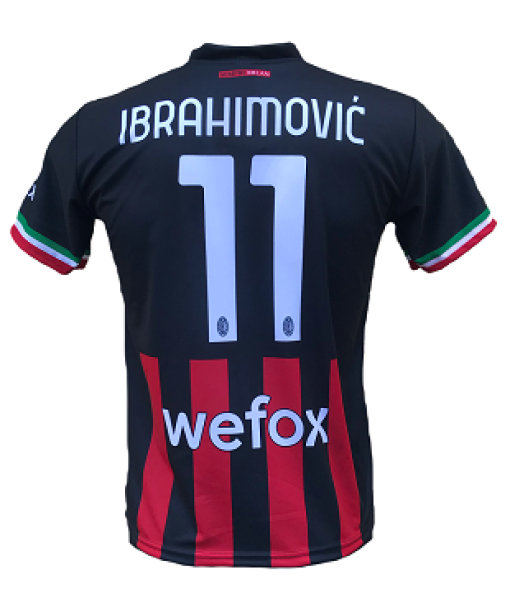 Maglia Ibrahimovic Milan Ufficiale 2022-23 Home