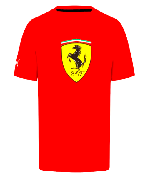 T-SHIRT FERRARI UFFICIALE PUMA ORIGINALE BAMBINO ROSSA