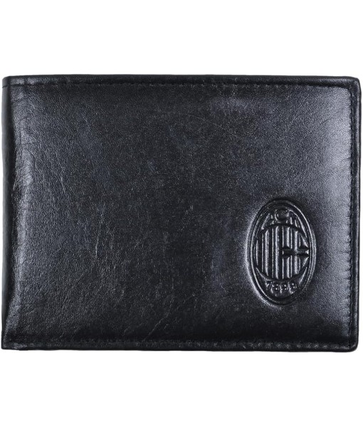 PORTAFOGLIO MILAN UFFICIALE VERA PELLE ORIGINALE CASTELLANO MI190