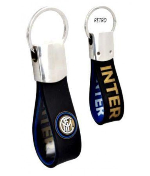 PORTACHIAVI INTER UFFICIALE PORTACHIAVE in GOMMA METALLO PORTACHIAVI INTER UFFICIALE PORTACHIAVE in GOMMA METALLO