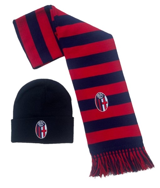 SET BOLOGNA SCIARPA + BERRETTO UFFICIALE KIT INVERNALE BO-TRB