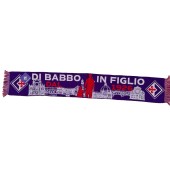 SCIARPA FIORENTINA UFFICIALE JACQUARD DI BABBO IN FIGLIO DAL 1926