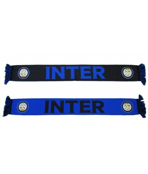 SCIARPA INTER UFFICIALE LOGO DORATO leggera modello RASO