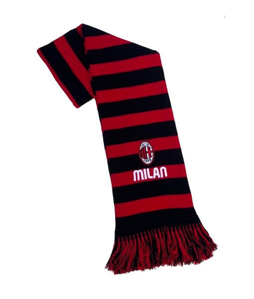 SCIARPA MILAN UFFICIALE TUBOLARE DOPPIA RICAMATA ROSSONERA STRISCE SCIARPA MILAN UFFICIALE TUBOLARE DOPPIA RICAMATA ROSSONERA STRISCE